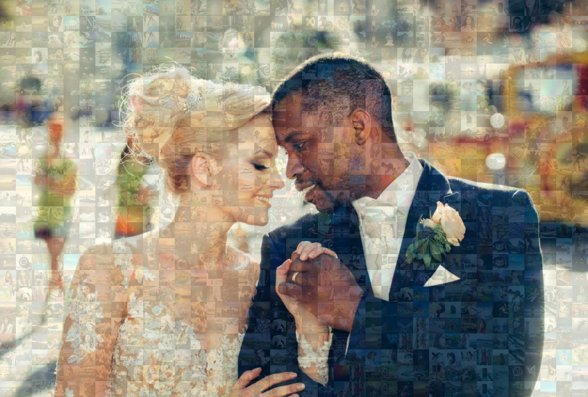Mosaïque de mariage